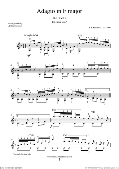 Adagio in F major