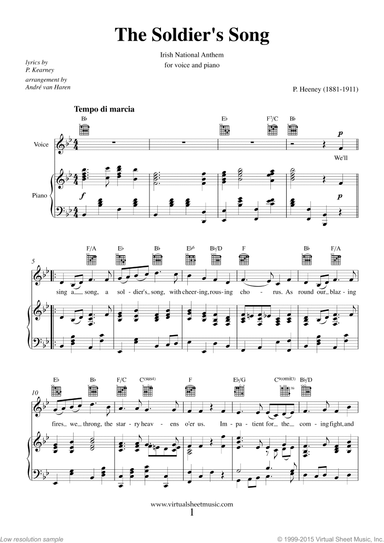 The Soldier's Song (Irish Anthem)