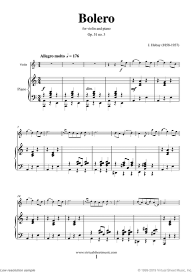 Bolero Op. 51 No. 3