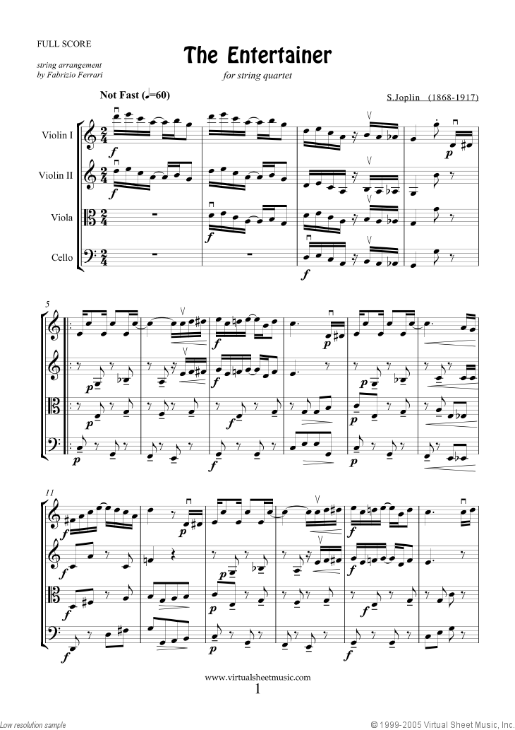 The Entertainer (f.score)