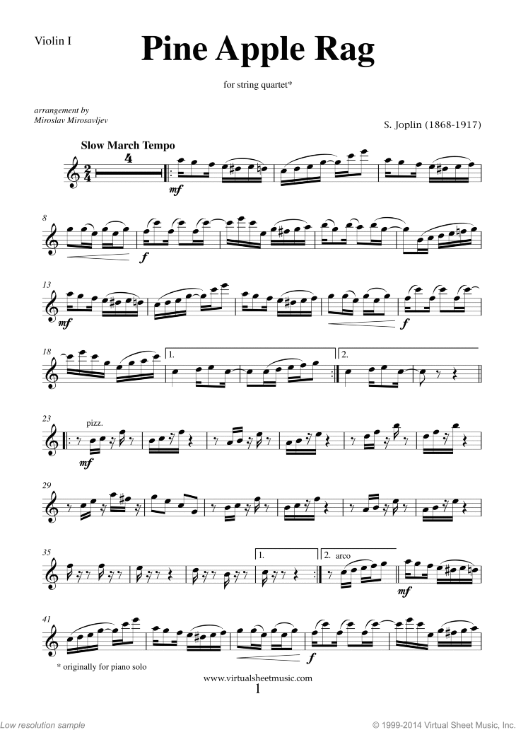 Pine Apple Rag (COMPLETE)