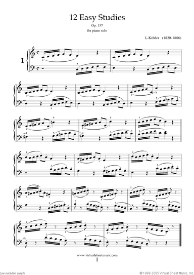 Easy Studies, 12 - Op.157