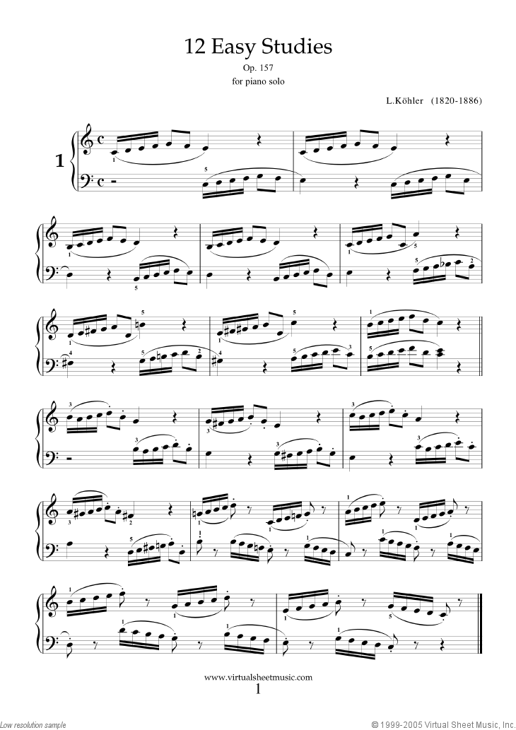 Easy Studies, 12 - Op.157