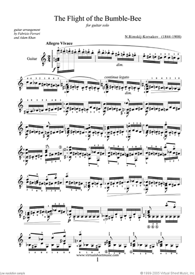 The Flight of the Bumblebee (advanced)