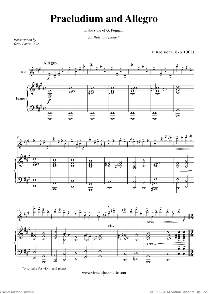 Praeludium and Allegro