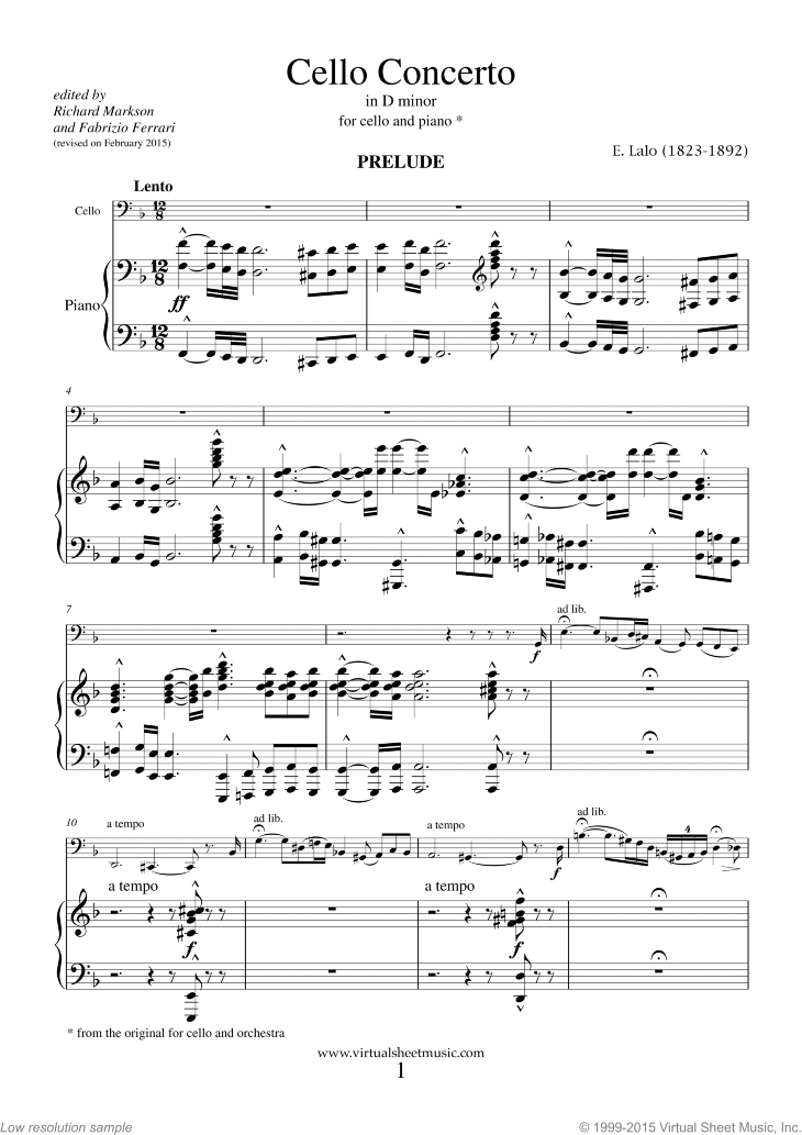 Concerto in D minor (NEW EDITION)