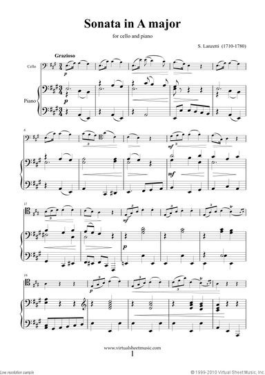 Sonata in A major