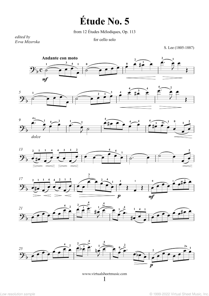 Etude No. 5 Op. 113