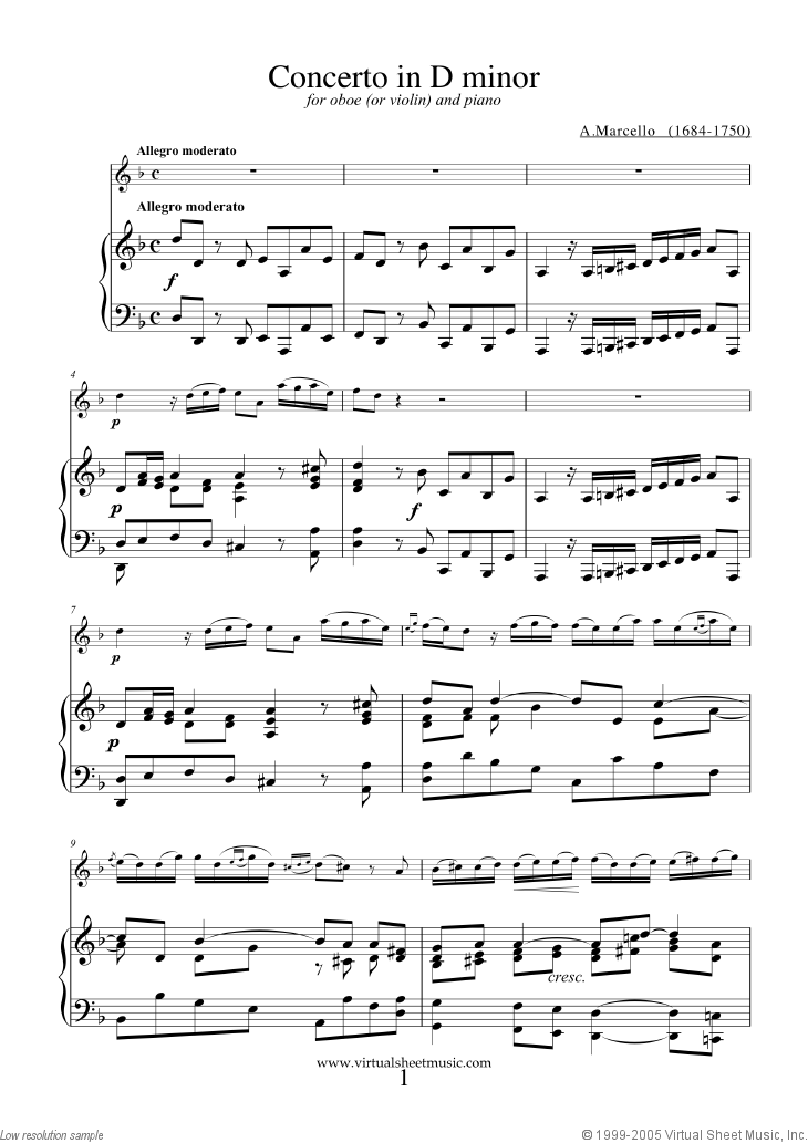 Concerto in D minor