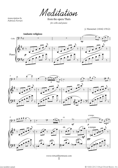 Meditation from Thais, from the opera "Thais"