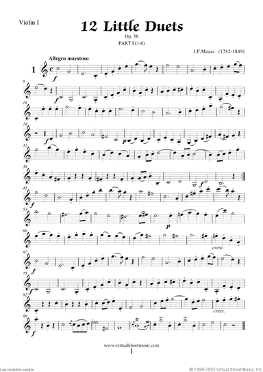 Little Duets Op.38, 12 - part I