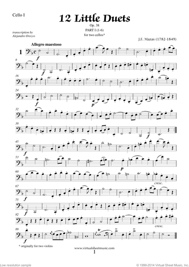 Little Duets Op.38, 12 - part I