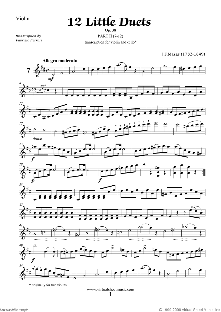 Little Duets Op.38, 12 - part II