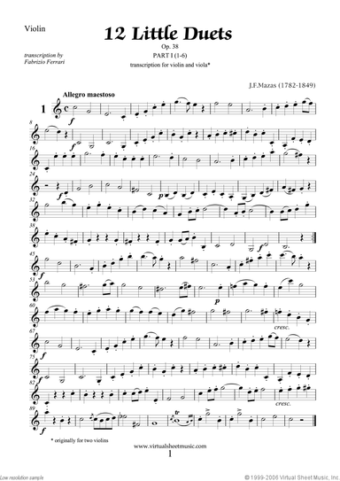 Little Duets Op.38, 12 - part I