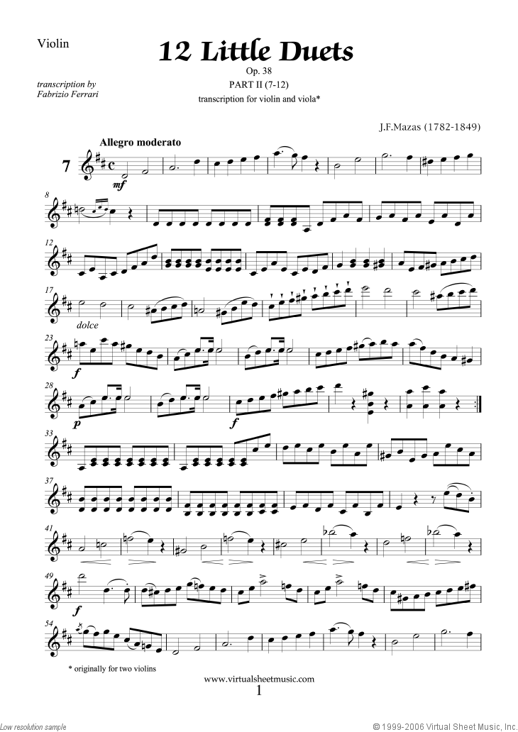 Little Duets Op.38, 12 - part II