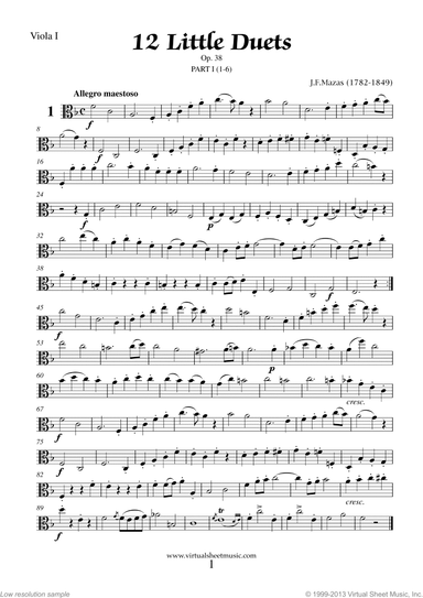 Little Duets Op.38, 12 - part I