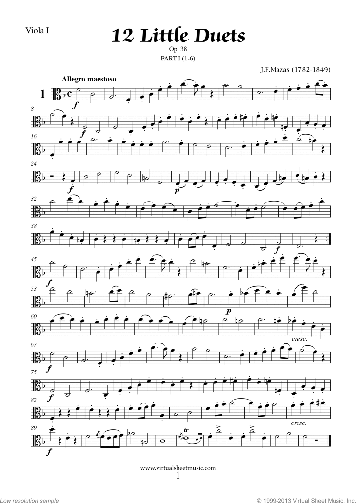Little Duets Op.38, 12 - part I