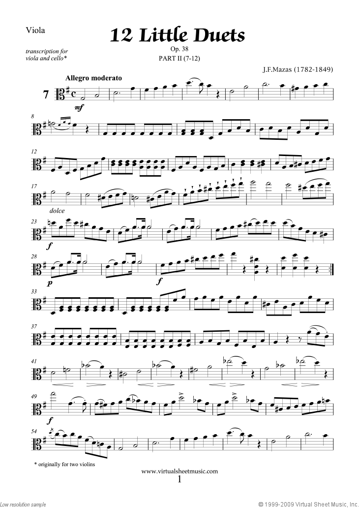 Little Duets Op.38, 12 - part II