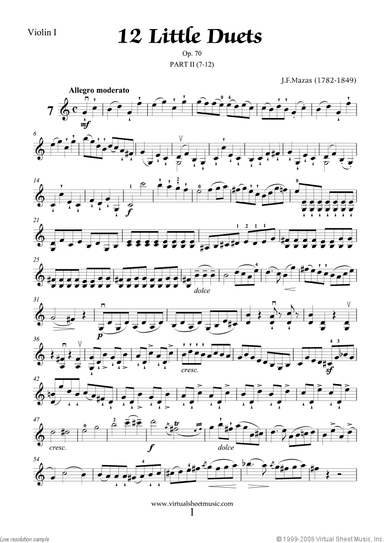 Little Duets Op.70, 12 - part II