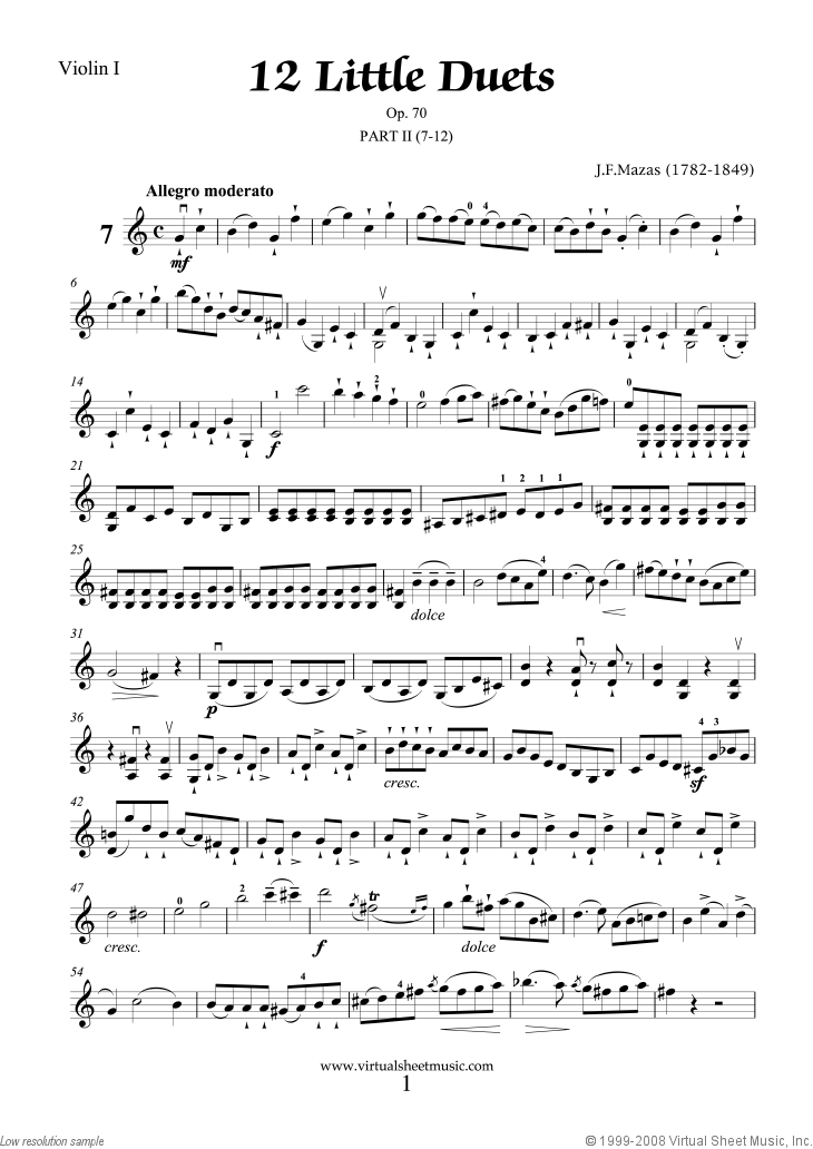 Little Duets Op.70, 12 - part II