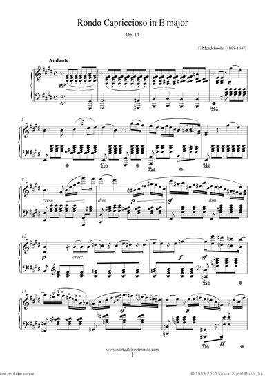 Rondo Capriccioso Op.14