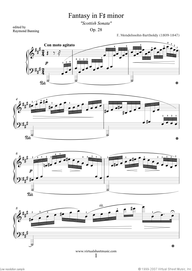 Fantasy Op.28 &#34;Scottish Sonata&#34;