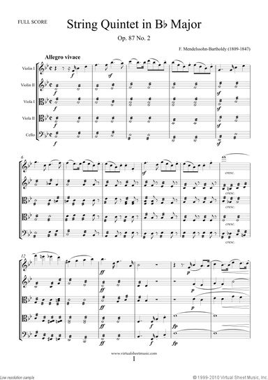 Quintet No. 2 Op. 87 in Bb major (COMPLETE)