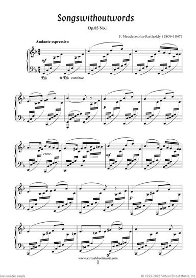 Songs Without Words - collection 4