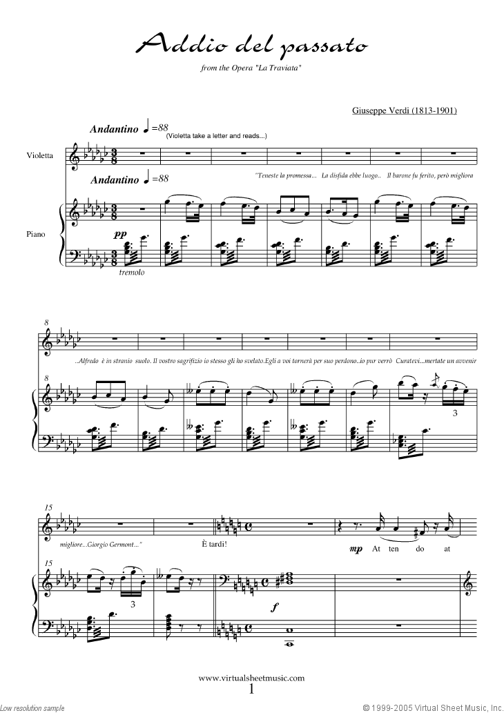 Four Soprano Arias, Coll.1