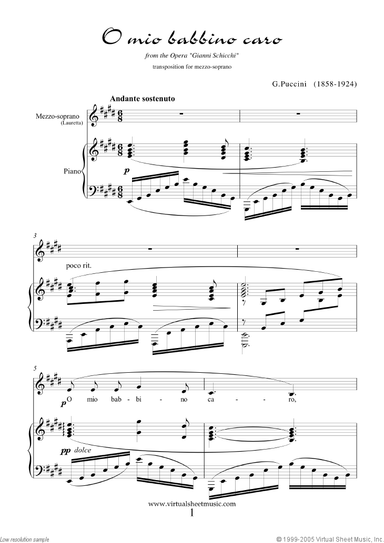 Four Soprano Arias, collection 2 (trascr. mezzo)