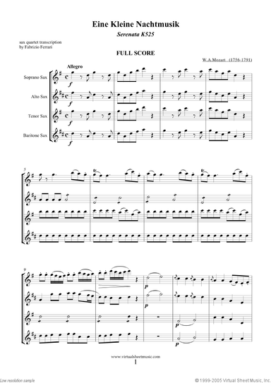 Eine Kleine Nachtmusik (COMPLETE)