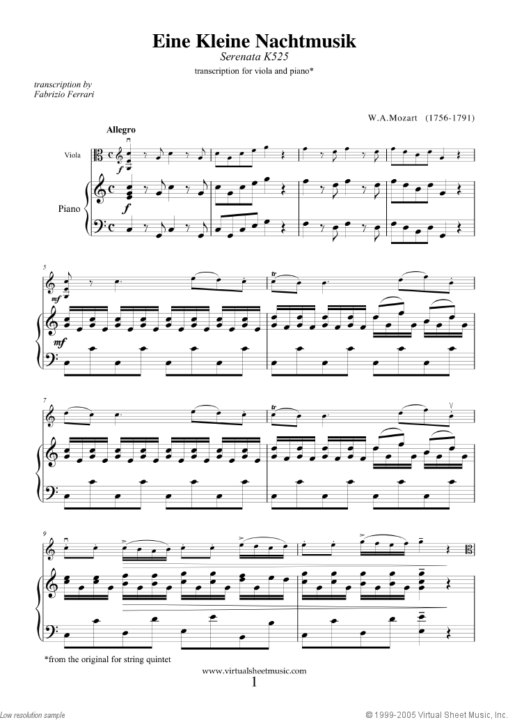 Eine Kleine Nachtmusik