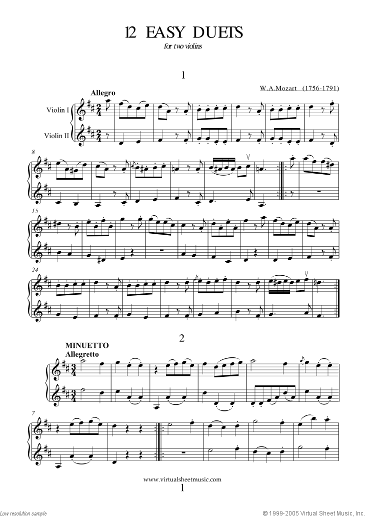 Easy Duets