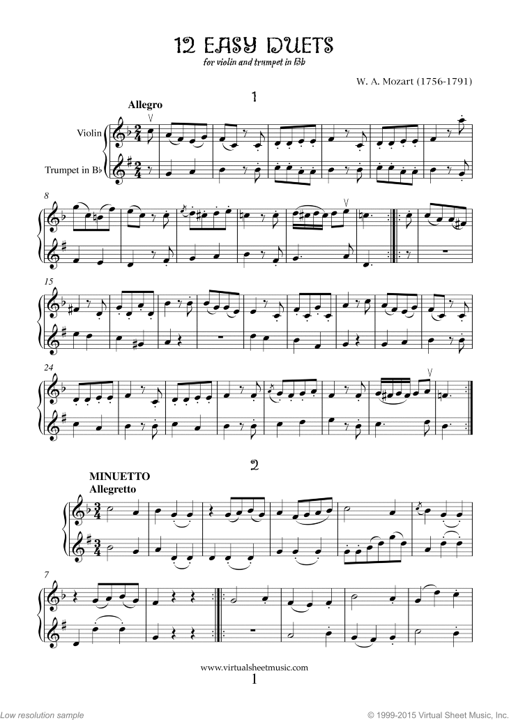 Easy Duets