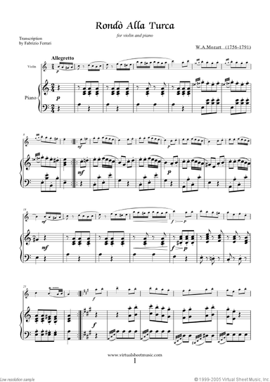 Rondo &quot;Alla Turca&quot; - Turkish March