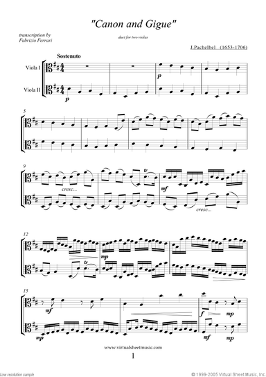 Canon in D and Gigue