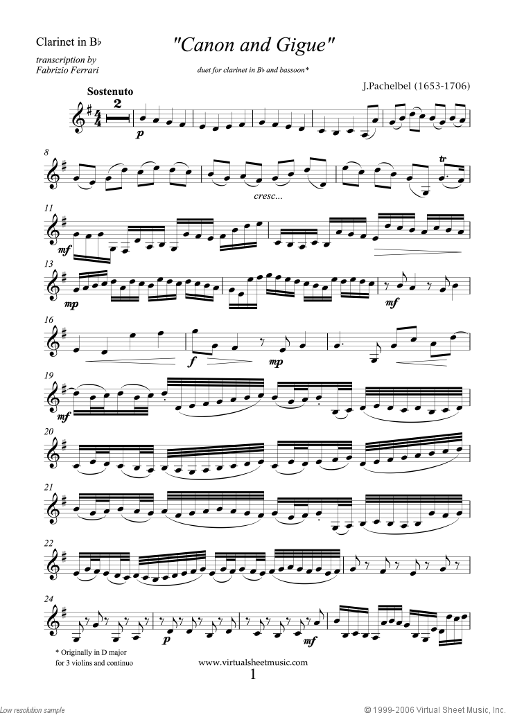 Canon in D and Gigue