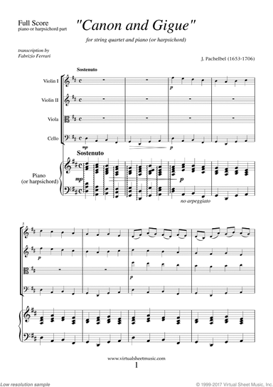 Canon in D and Gigue