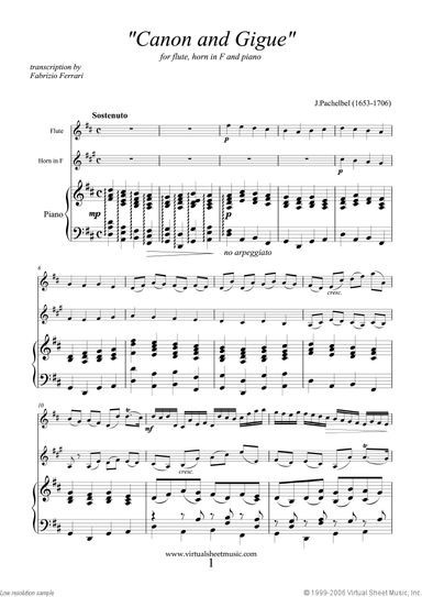 Canon in D and Gigue