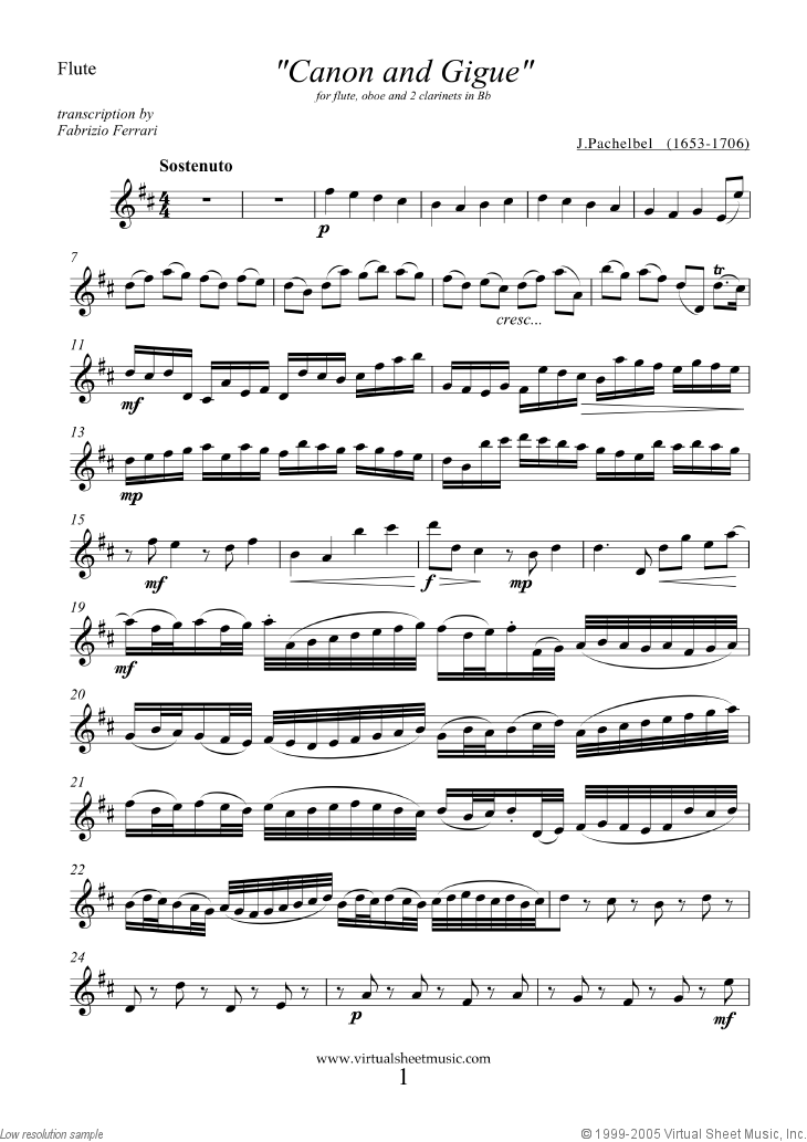 Canon in D and Gigue