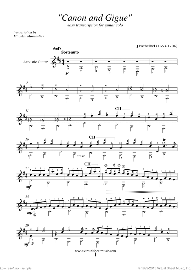 Canon in D and Gigue