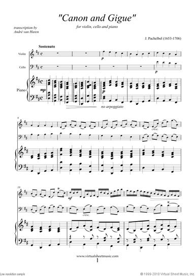 Canon in D and Gigue