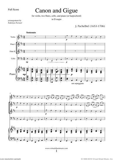 Canon in D and Gigue (NEW EDITION)
