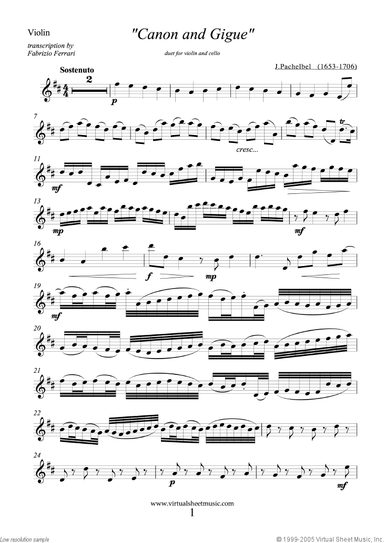 Canon in D and Gigue