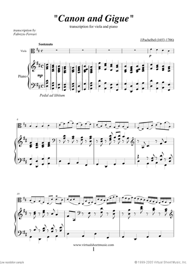 Canon in D and Gigue