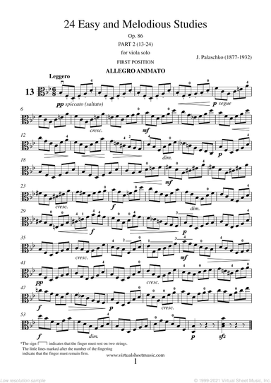 Easy and Melodious Studies, 24 (13-24) - part II