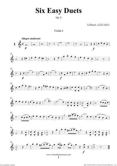 Six Easy Duets Op.8