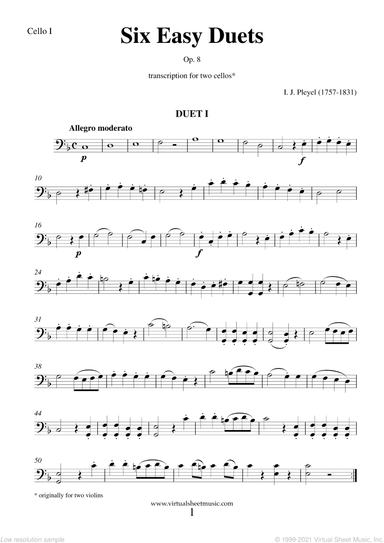 Six Easy Duets Op.8