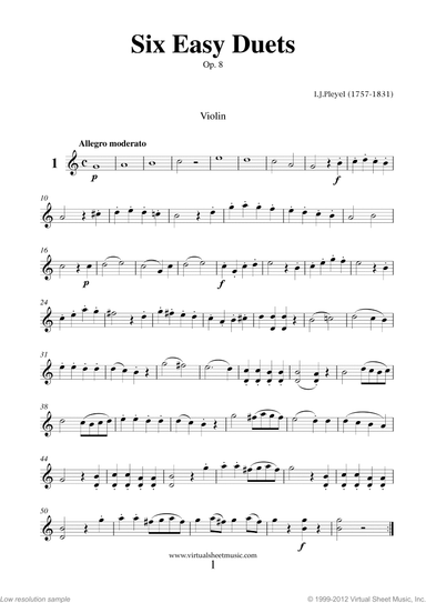 Six Easy Duets Op.8