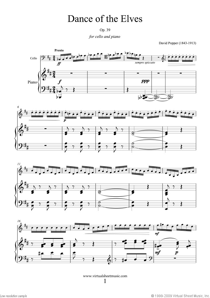 Dance of the Elves Op.39